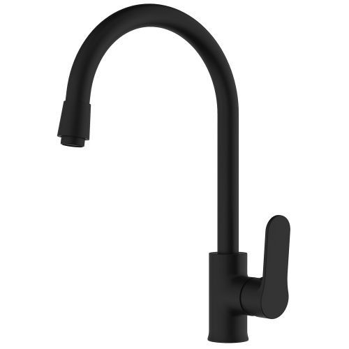 Смеситель для кухни Azario Elvis AZ-WWK568155PA на мойку черный