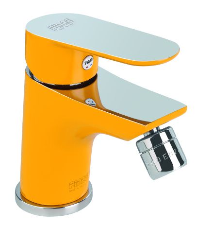 Смеситель Fiore 81YX8130 на биде хром/желтый