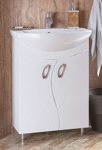 Тумба под раковину Corozo Наина SD-00000320 60х30 напольная цвет белый