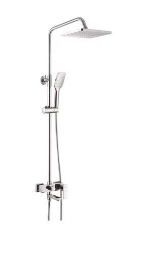 Душевая стойка Shevanik S9536 настенная цвет хром