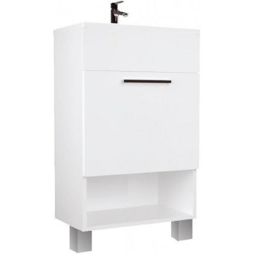 Тумба с раковиной 1MarKa July У85932 50х30 напольная цвет белый