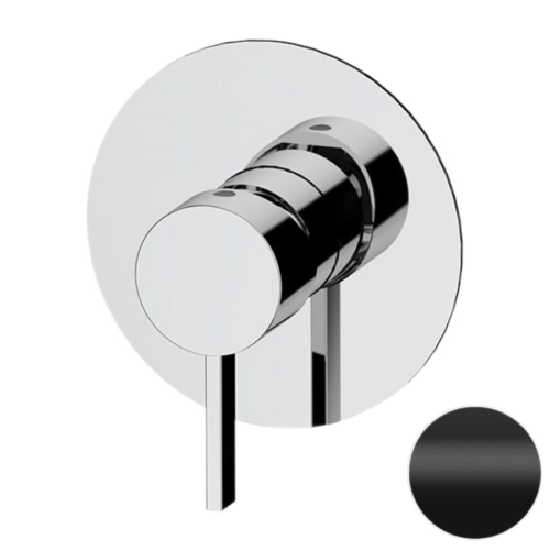 Смеситель для душа Remer Metrica MC30LNO встраиваемый в стену черный