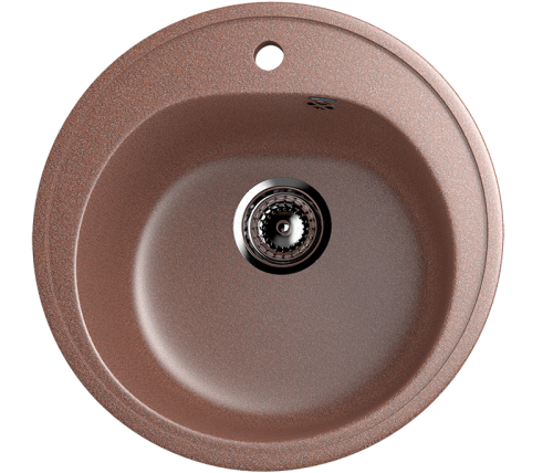 Кухонная мойка Ulgran Classic U-101-307 50х50 цвет коричневый