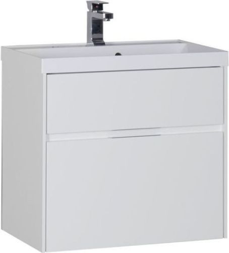 Тумба с раковиной Aquanet Латина 00212835 70х50 напольная цвет белый