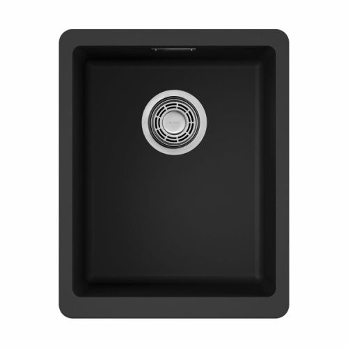 Кухонная мойка Omoikiri Kata 4993382 35х40 цвет черный поверхность матовая
