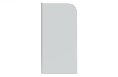 Душевая шторка на ванну Bravat Alfa BG070.5110A-1 70х150 стекло прозрачное профиль хром ориентация универсальная