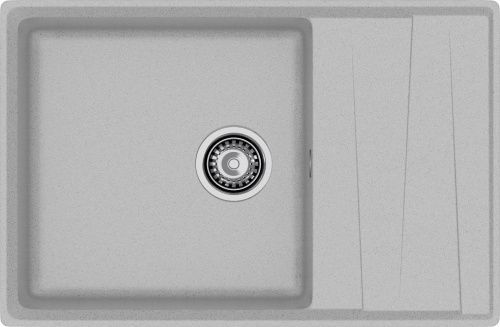 Кухонная мойка Granfest Level LV-760L серый 75х50 цвет серый поверхность матовая