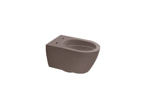 Чаша унитаза подвесная Scarabeo Glam 5201/TW B52 цвет светло-серый без сиденья безободковая смыв торнадо