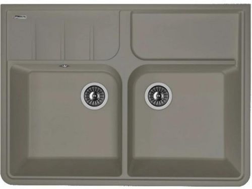Кухонная мойка Florentina Вилладжио 20.385.F0898.307 90х65 цвет серый поверхность матовая