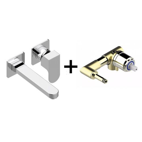 Комплект смесителей Bossini TEO Z00732.030+Z00801 хром