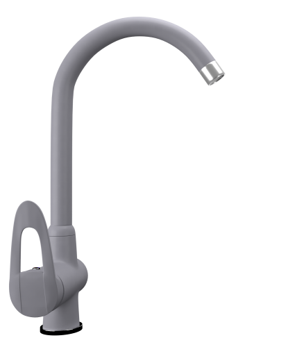 Смеситель для кухни Ulgran Quartz UQ-006-05 на мойку серый