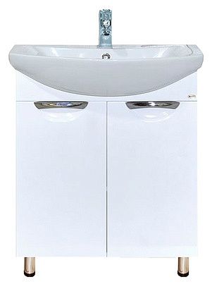 Тумба под раковину Misty Лаванда Э-Лав01070-011Пр 70х30 напольная цвет белый