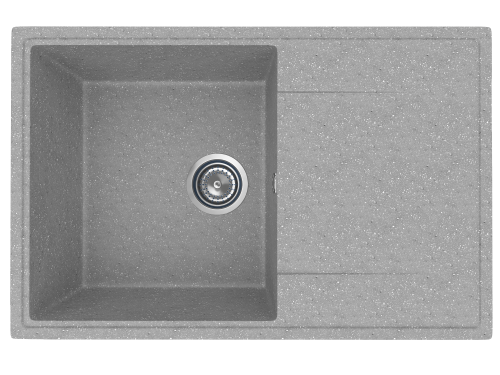 Кухонная мойка Uperwood ECON UPD-507 4010202110 75х50 цвет серый поверхность матовая