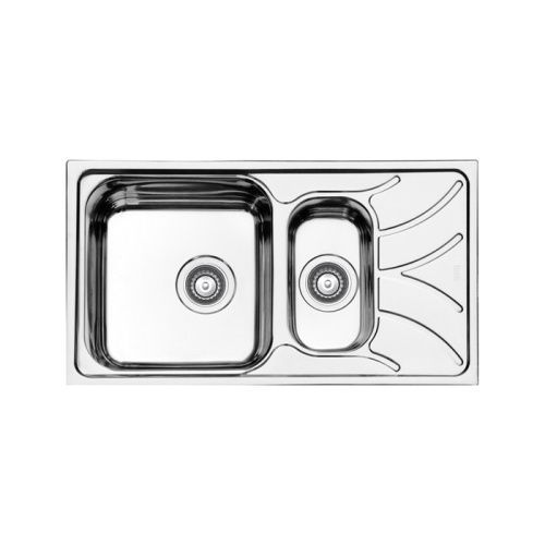 Кухонная мойка Iddis Arro ARR78S1i77S 80х45 цвет серый поверхность глянцевая