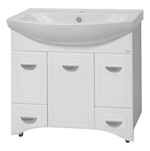 Тумба под раковину Misty Дрея Э-Дре01086-01К2Я 80х30 напольная цвет белый