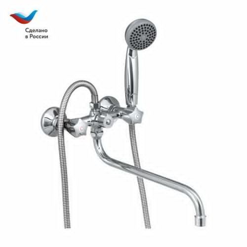 Смеситель для ванны Славен Город СЛ-ДВ-Е31 настенный хром