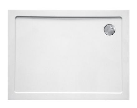 Душевой поддон из стеклопластика Cezares TRAY-M-AH-90/80-35-W 90х80 белый без ножек
