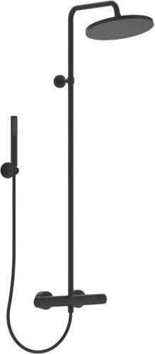 Душевая стойка Ideal Standard Ceratherm BC748XG настенная цвет черный с термостатом
