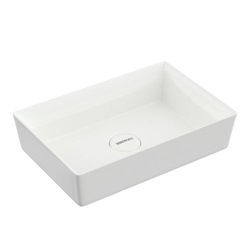 Раковина из сантехнического фарфора Berges Mascon 181003 60х40 накладная цвет белый