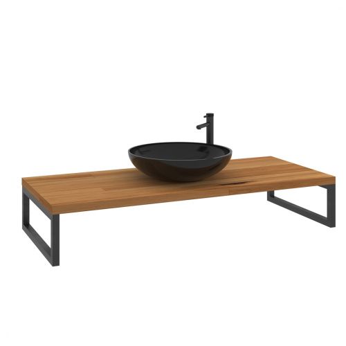 Консоль под раковину Orka Kestel 3001043 120х50 подвесная цвет коричневый