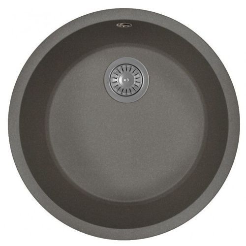Кухонная мойка Florentina Вега Зеро 22.425.D0440.102 50х50 цвет серый поверхность матовая