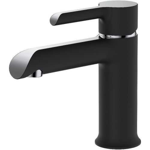 Смеситель Haiba HB805-7 HB10805-7 на раковину черный/хром