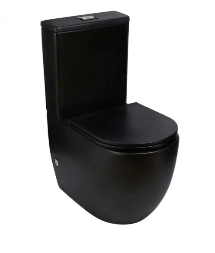 Унитаз напольный с бачком WeltWasser WW SK WW MERZBACH 011 MT-BL (10000013291) черный с сиденьем микролифт безободковый смыв торнадо