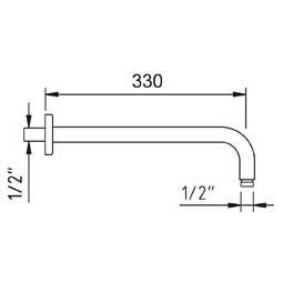 Кронштейн для душа Clever LUZIA 96153