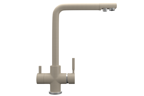 Смеситель для кухни Ulgran Quartz UQ-016-03 на мойку бежевый