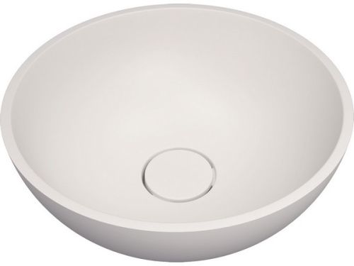 Раковина из искусственного камня Florentina Алтея 350R 10.290.00350.201 40х40 накладная цвет белый без отверстий под смеситель