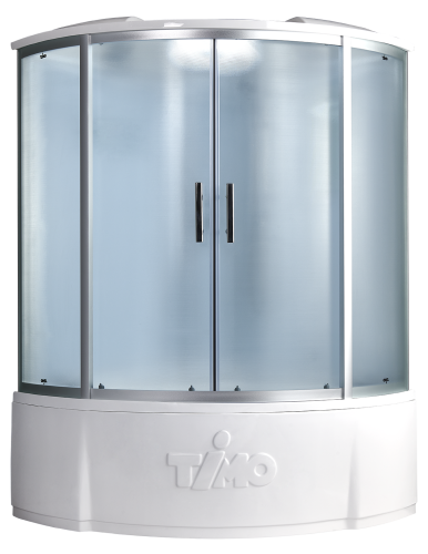 Душевой бокс Timo Standart T-6655SF 150х150 четверть круга с крышей