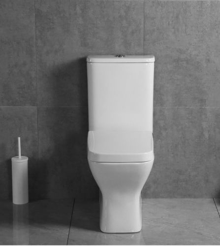 Унитаз напольный с бачком MILLEAU MYL320GW RUBIS MYL320GW белый с сиденьем микролифт безободковый смыв воронка-водоворот