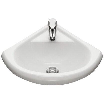 Раковина из сантехнического фарфора Onika Радиан 1.3130.9.S00.10B.0 50х40 накладная цвет белый 1 отверстие под смеситель - фото 3