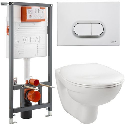 Комплект унитаз с инсталляцией и клавишей смыва Vitra Normus 9773B003-7203