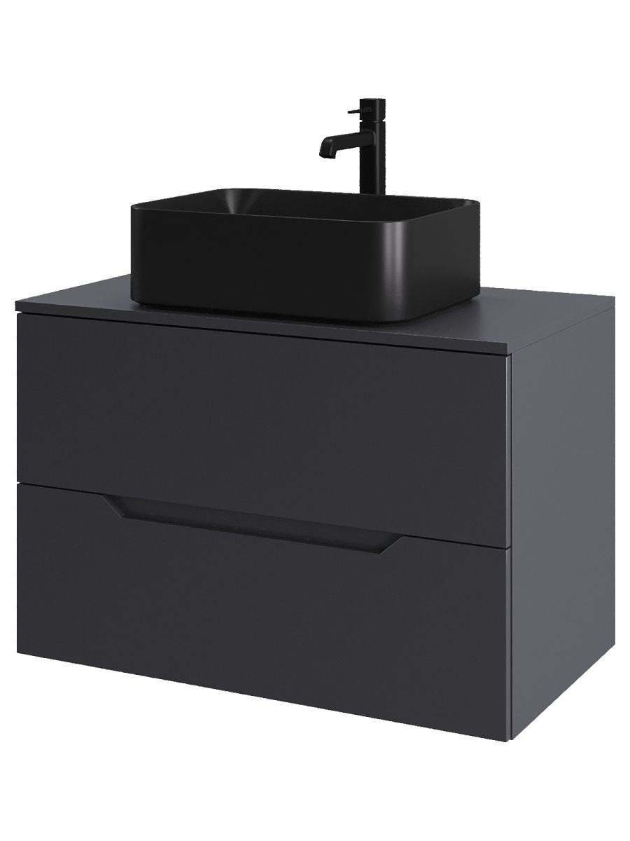 Тумба с раковиной Orange Line Li-80TugMDF+B02-460MB 80х50