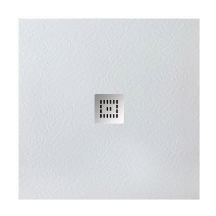 Душевой поддон из искусственного камня BelBagno UNO TRAY-MR-UNO-A-90-35-W-CR 90х90 белый