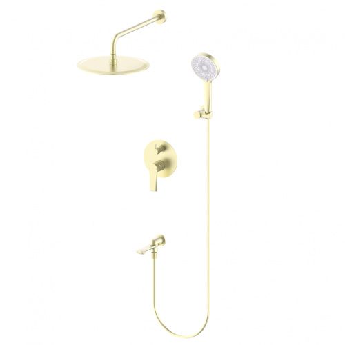 Душевая система Wonzon & Woghand BRILLIANT WW-88939079-BG встраиваемая в стену цвет золото