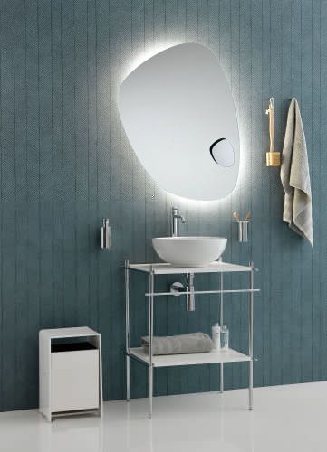 Консоль под раковину Stil Haus Hashi 1214(08) 60х40 напольная цвет хром