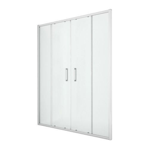 Душевая дверь New Trendy NEW CORRINA D-0184A 150х195 стекло прозрачное профиль хром