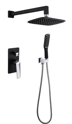 Душевая система Boheme Venturo 374-B встраиваемая в стену цвет черный