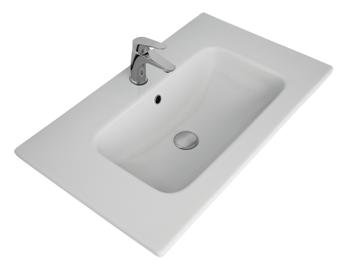 Раковина мебельная керамическая Dreja Euphoria 80 640177 80х50 накладная цвет белый