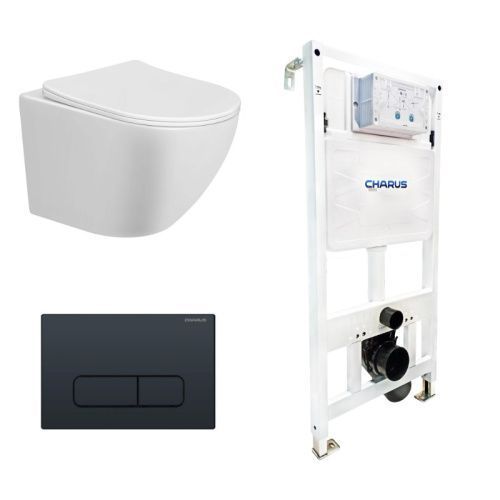 Сет унитаз + инсталляция + кнопка CC.300.80.01+FP.320.DW.01+AM25010