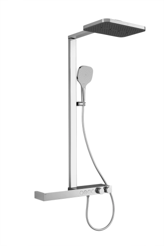 Душевая стойка Arrow AMG14GH872U1CP настенная цвет хром с термостатом