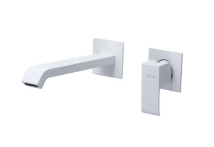 Смеситель для раковины Cezares PORTA PORTA-BLI2-BIO встраиваемый в стену белый