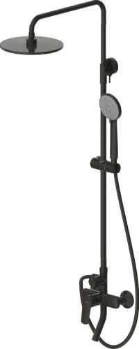 Душевая стойка Bravat RHEIN F6429564BW-A-ENG настенная цвет черный