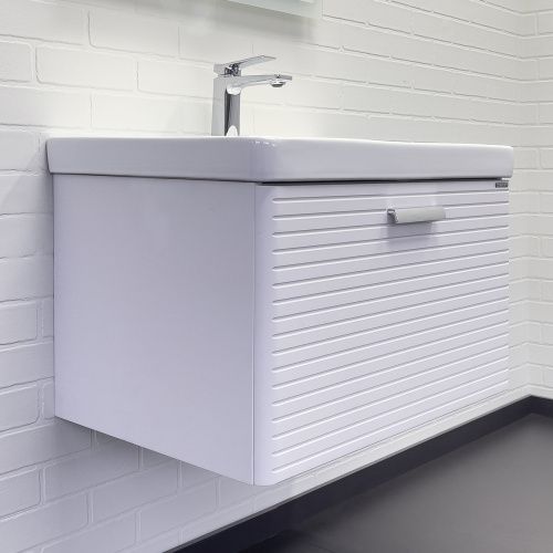 Тумба с раковиной Comforty Танжер 00-00019565CF 70х50 подвесная цвет белый