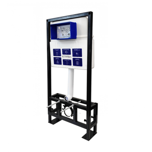 Инсталляция Bettoserb Sava Free Standing SFS40006483 с клавишей смыва BETTOSERB золото матовое BRICKS