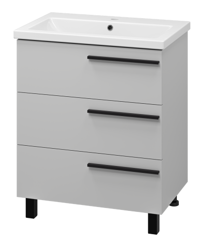 Тумба под раковину Misty Ненси П-Нен-07070-503Я 70х50 напольная цвет серый