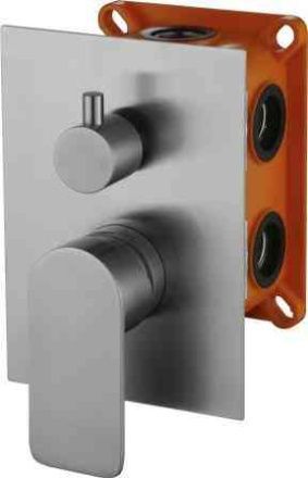 Смеситель BelBagno NOVA NOV-SDM-IN встраиваемый в стену сатин