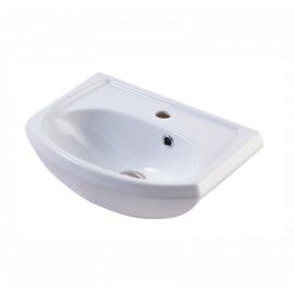 Раковина из сантехнического фаянса СанТа Уют45 50х40 накладная цвет белый
